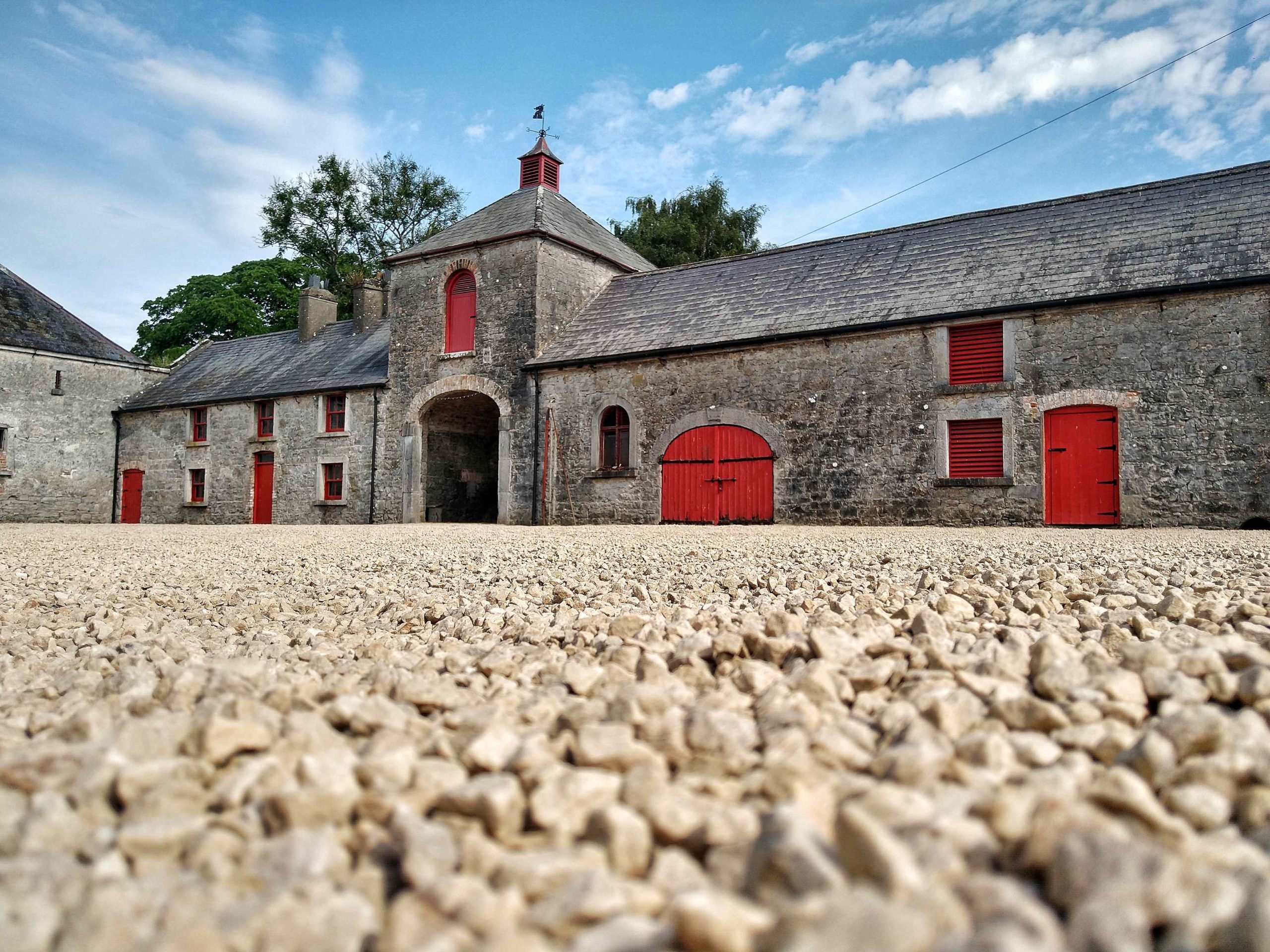The 240-year-old farm yard at Ballykilcavan where the brewery and new visitor centre are located