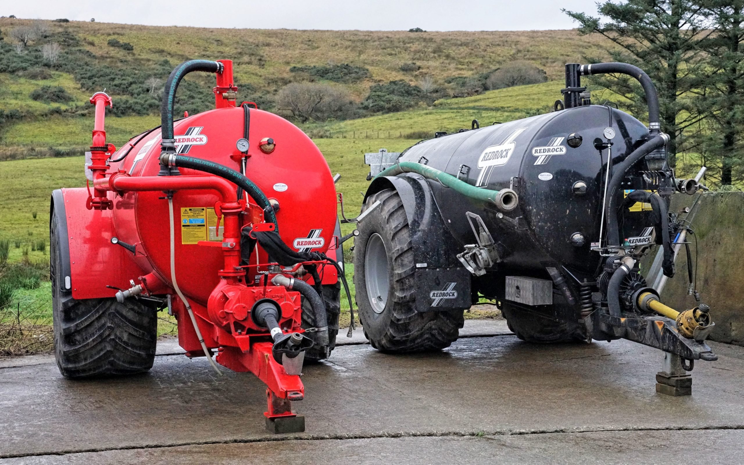Wide tyres for soft ground in the hills of Donegal