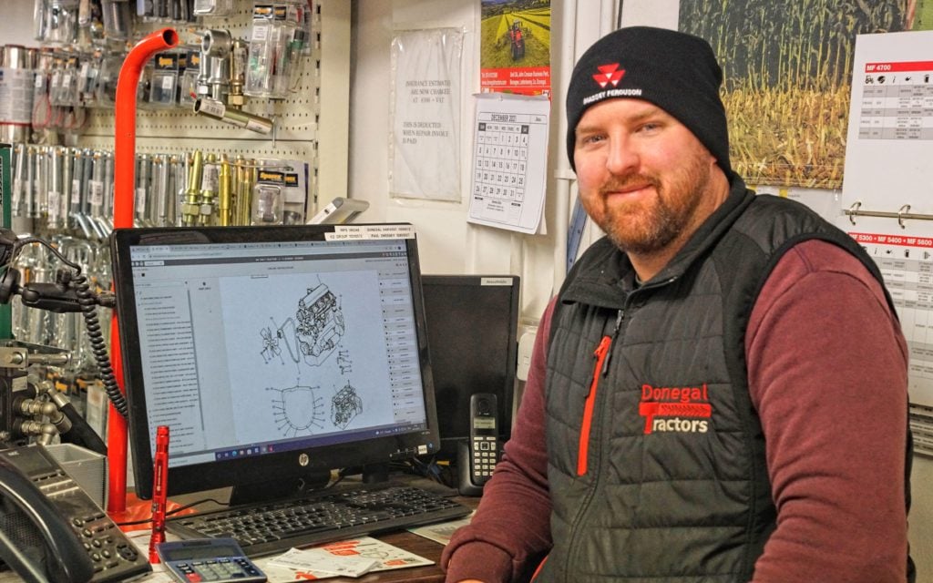 Rob Dunkley, parts manager, has a sound grasp of what can be got and what is worth buying