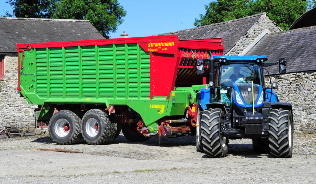 Besides illustrating the size of today's machinery, the confines of this yard house the stable in which Red Rum was born
