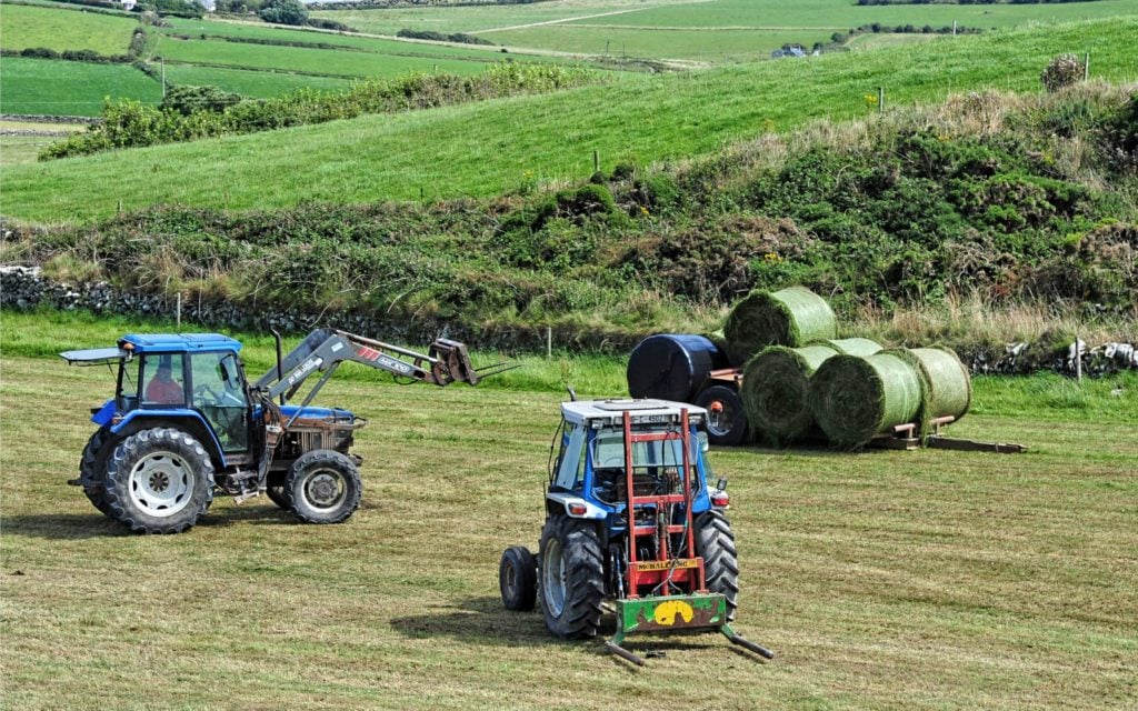 This quiet moment was caught right down on the coast of Co. Cork as the Hurley family gathered a few acres of summer silage