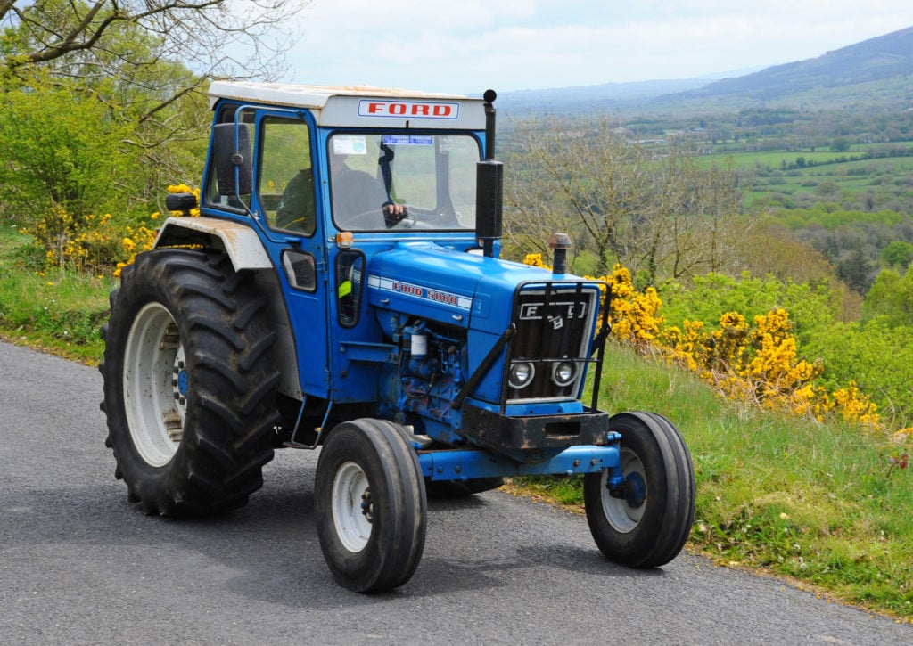 A well preserved Ford 5000, although not the example sold at the auction