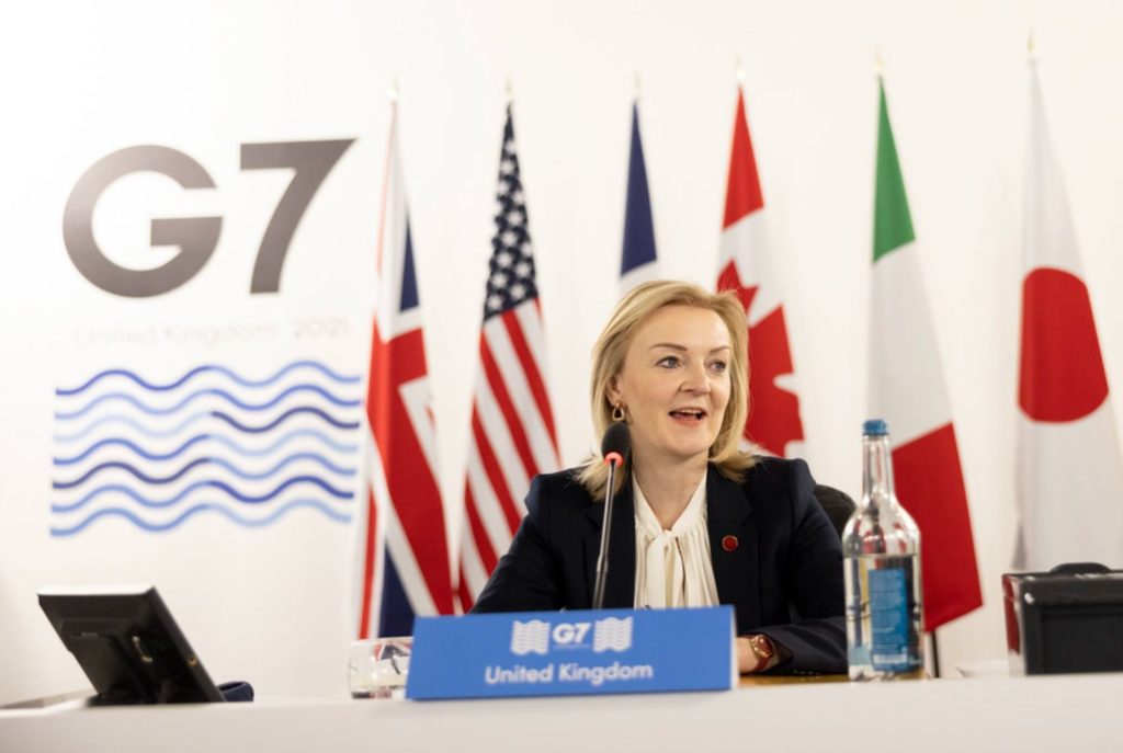 Liz Truss. Image: UK Government Foreign, Commonwealth and Development Office Facebook