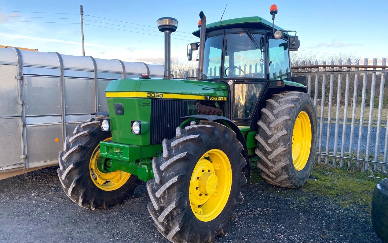 John Deere was never shy of making a tractor look impressive as exemplified by this Mannheim built 3050 which offered just 92hp from its six-pot block. The hammer fell at €13,800