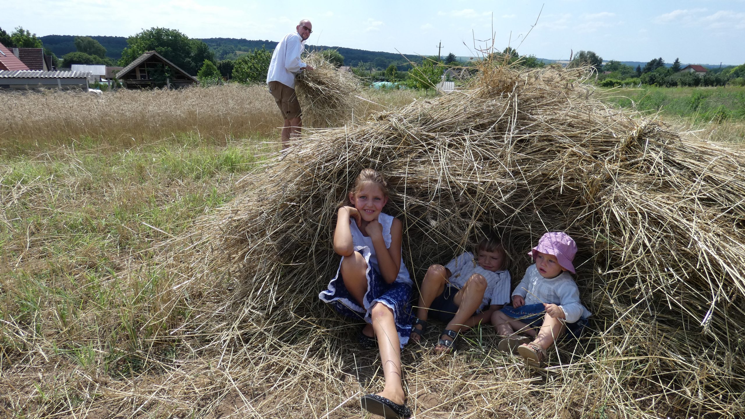 Image credit: RURALIZATION Horizon 2020 project. Fóris, Anna (2021). Pátka (Hungary). Title: 'Pátka: Tradition and future - Father reaps, his children rest in the shade of wheat'
