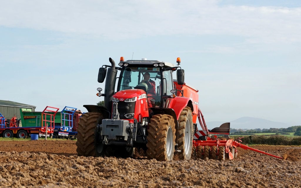 Massey Ferguson was down from last year but still took second place