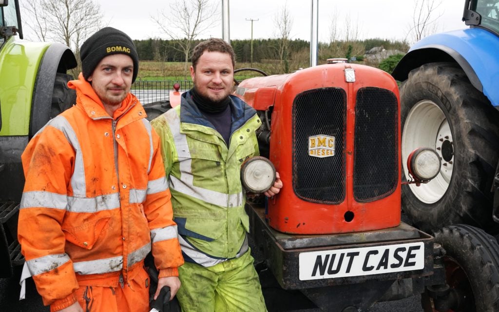 A slightly misleading badge on this Nuffield 60 suggests a BMC diesel where, in fact, there lurks a Perkins V8 from a Dodge Ram truck. It was installed by Darren and Kevin Monaghan who plan to finish the bodywork in 2022