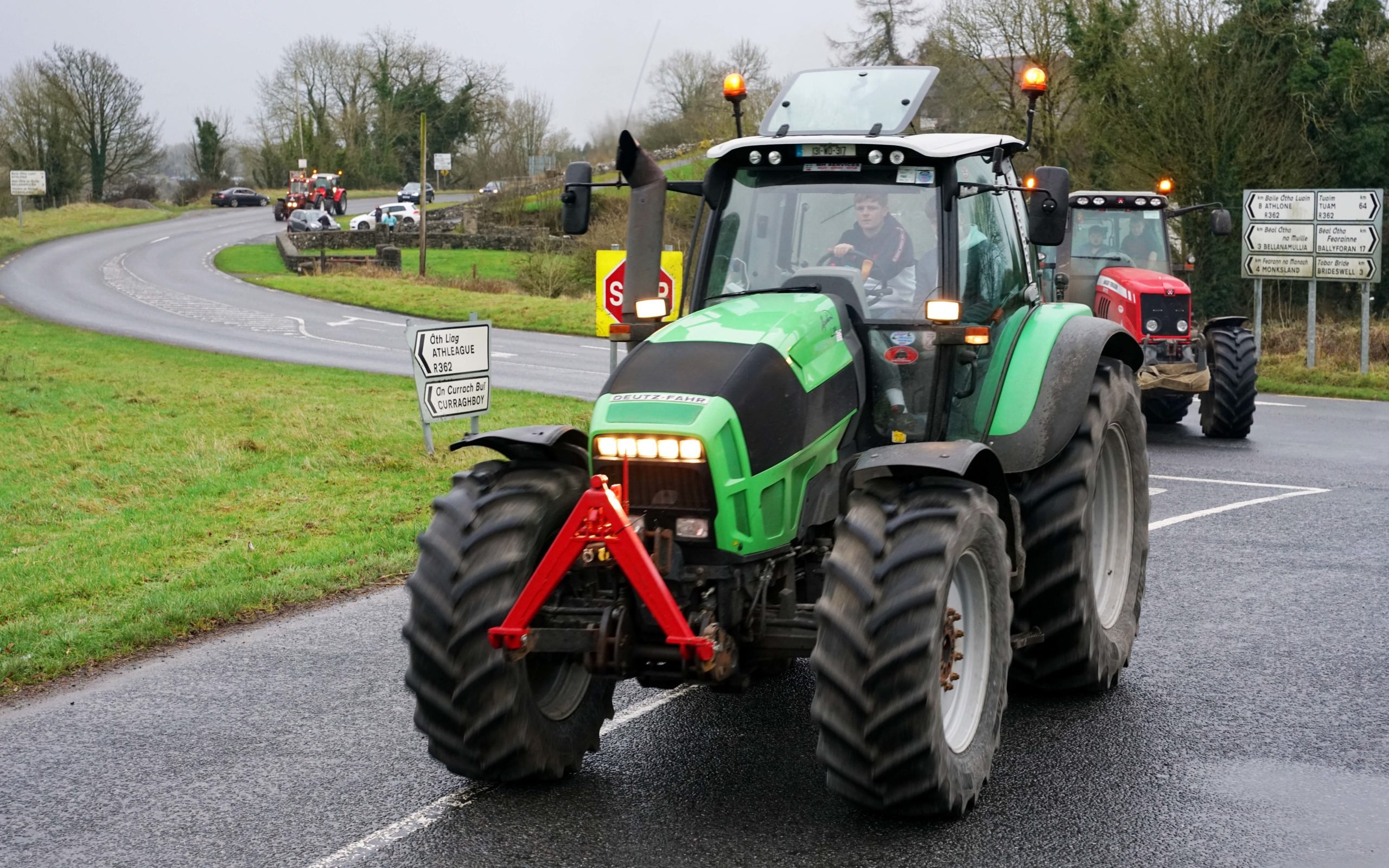 A good turnout on a grey day saw over €5,000 raised towards Conor's medical expenses