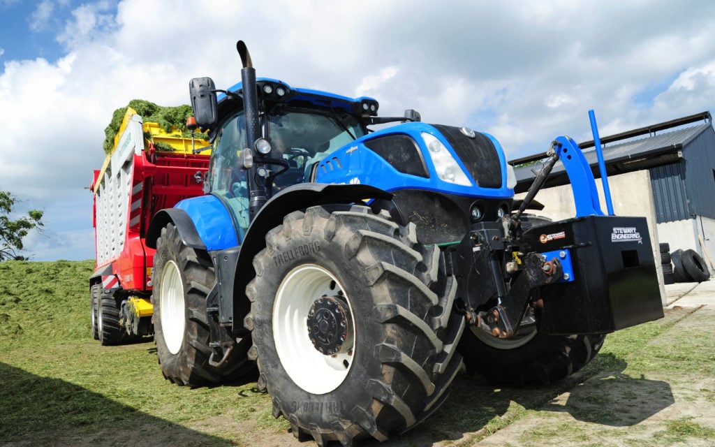 New Holland showed a slight increase in unit sales