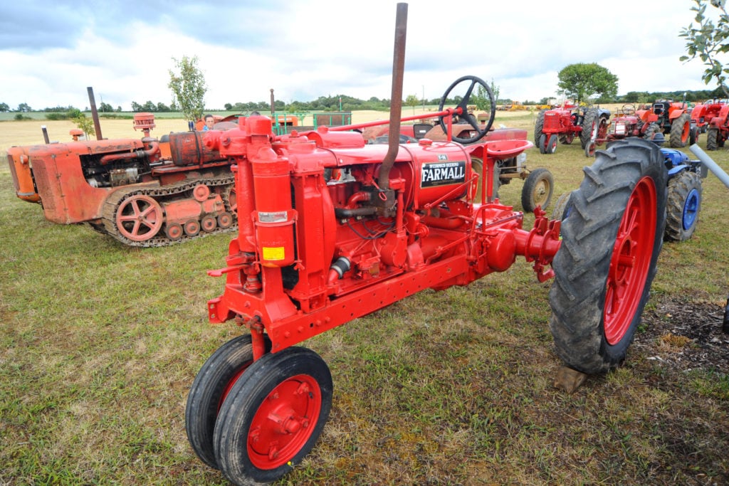 The Farmall F14 was built in 1938/9 and retained the general appearance of the original machine