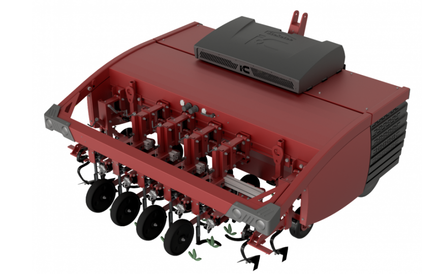 The Steketee IC Weeder is an automatic intra-row hoeing machine for vegetables