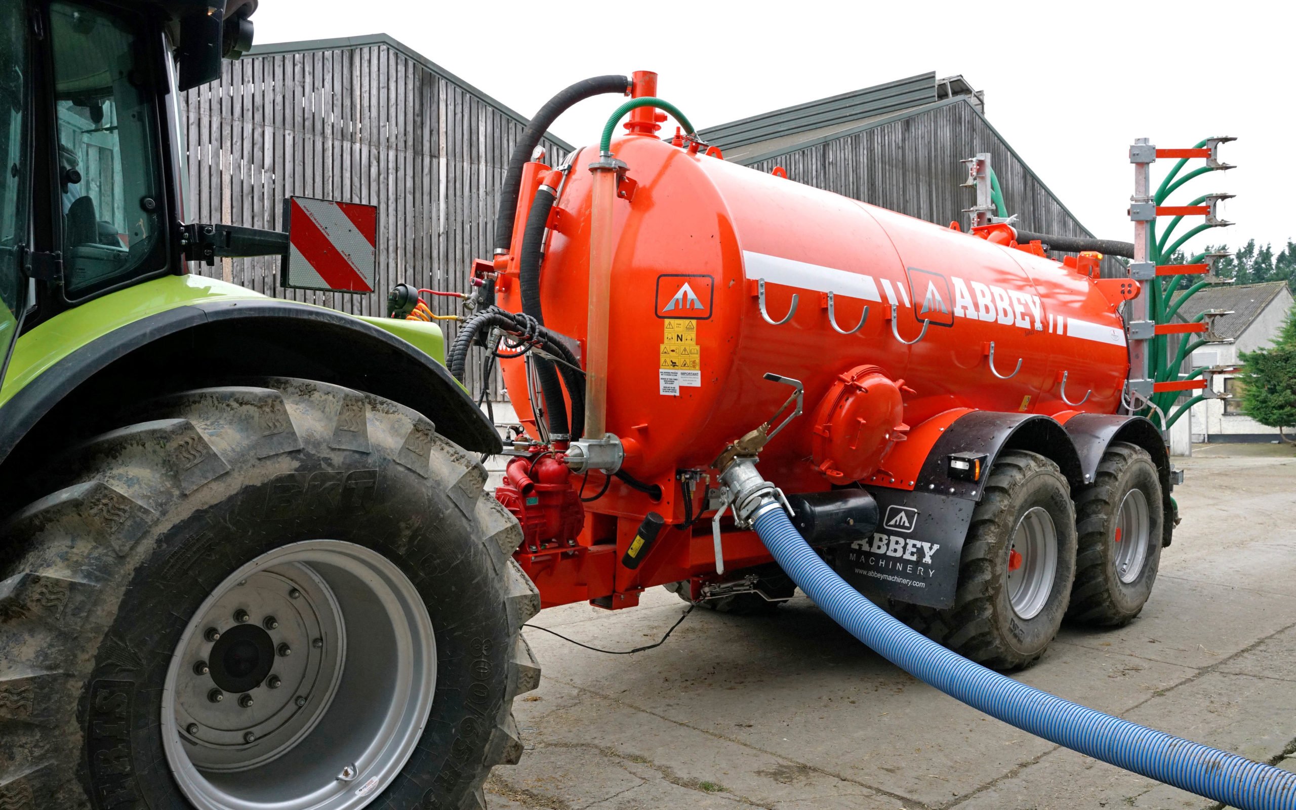 Getting nutrient rich animal waste back on to the field has become far cleaner and more orderly over the years