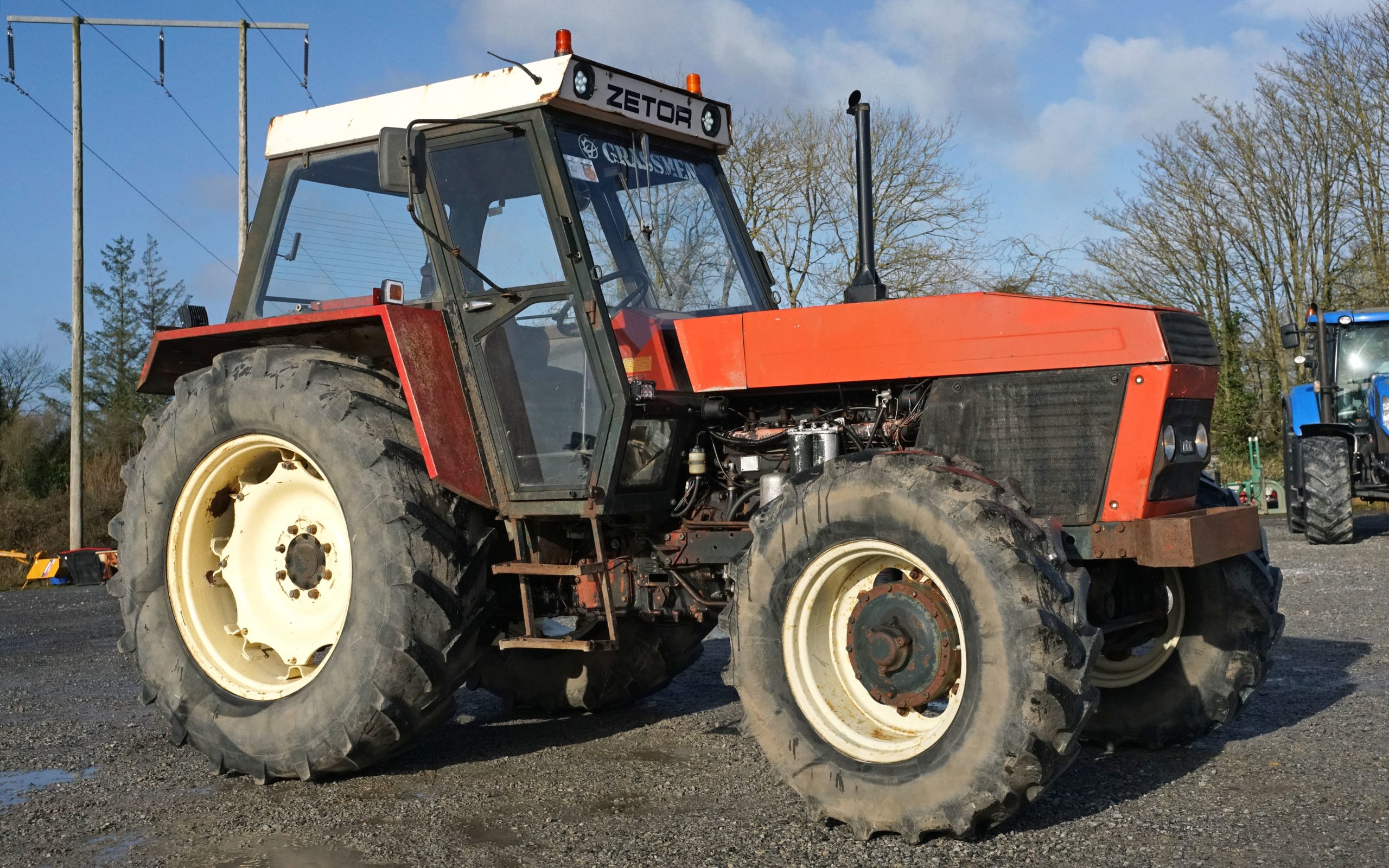 A six-cylinder Zetor that happily fired up and ran although the exact model is unverified
