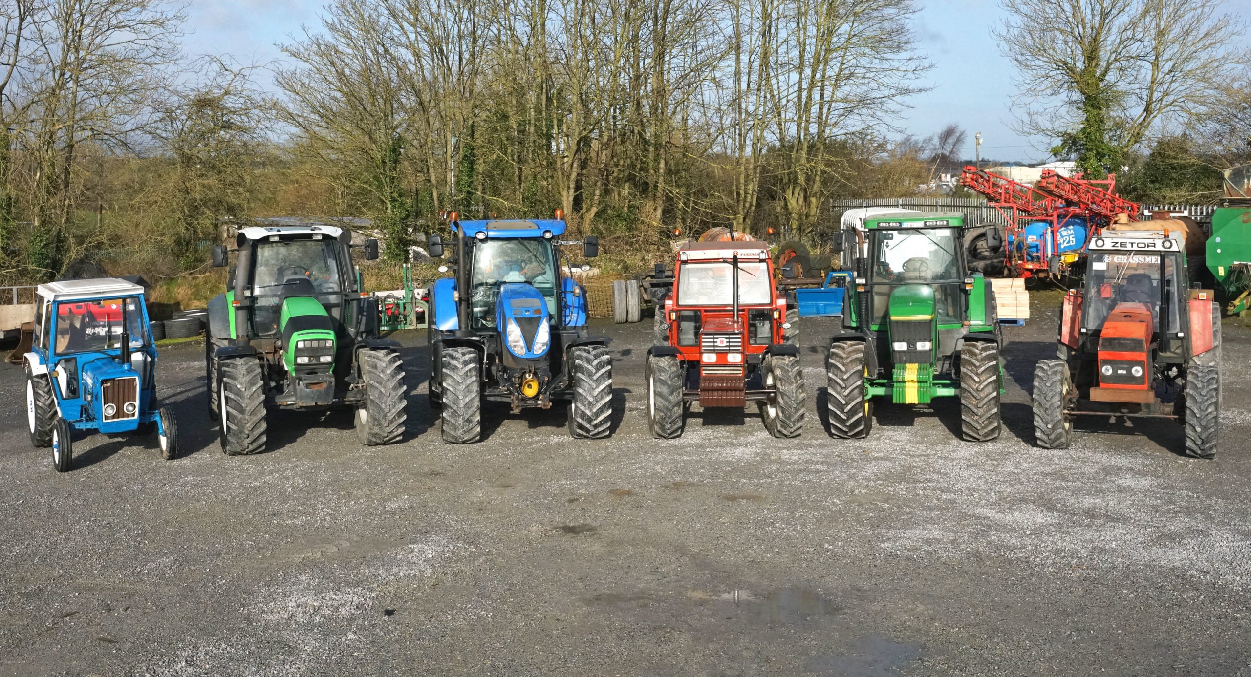 The number and variety of tractors being offered at auction is growing