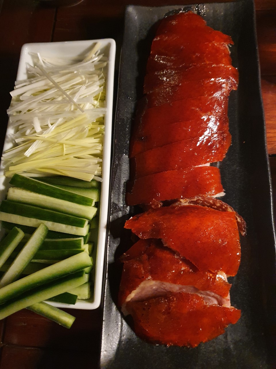 Silver Hill Duck is the feature dish on the menu at Zheng He's at Jumeirah Mina A'Salam in Dubai, UAE