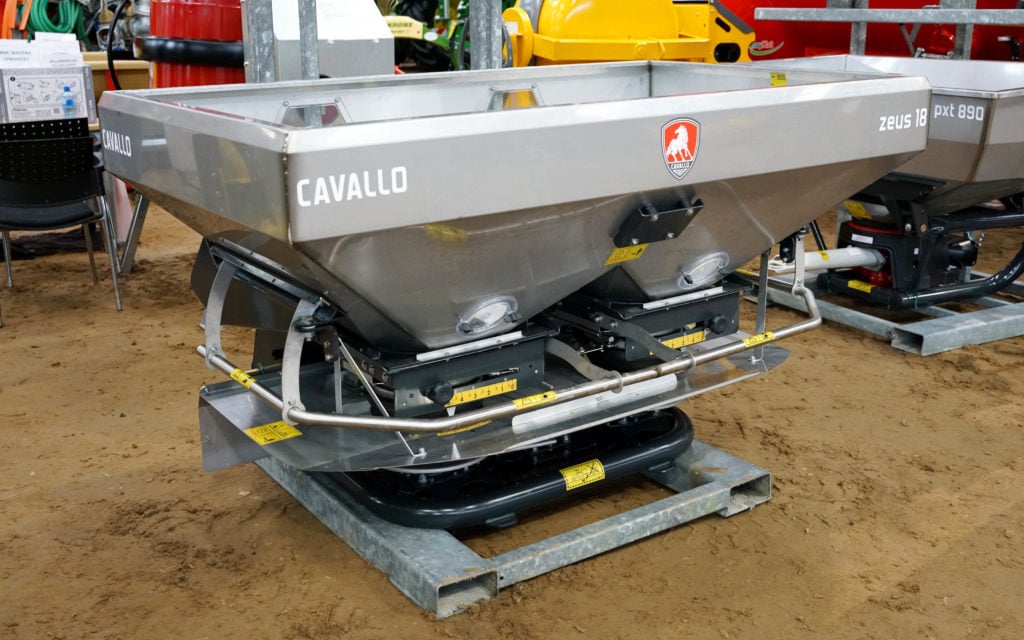 Tractor Motors of Cavan imports the Cavallo range which also comes equipped with a berating grid to help prevent blockages