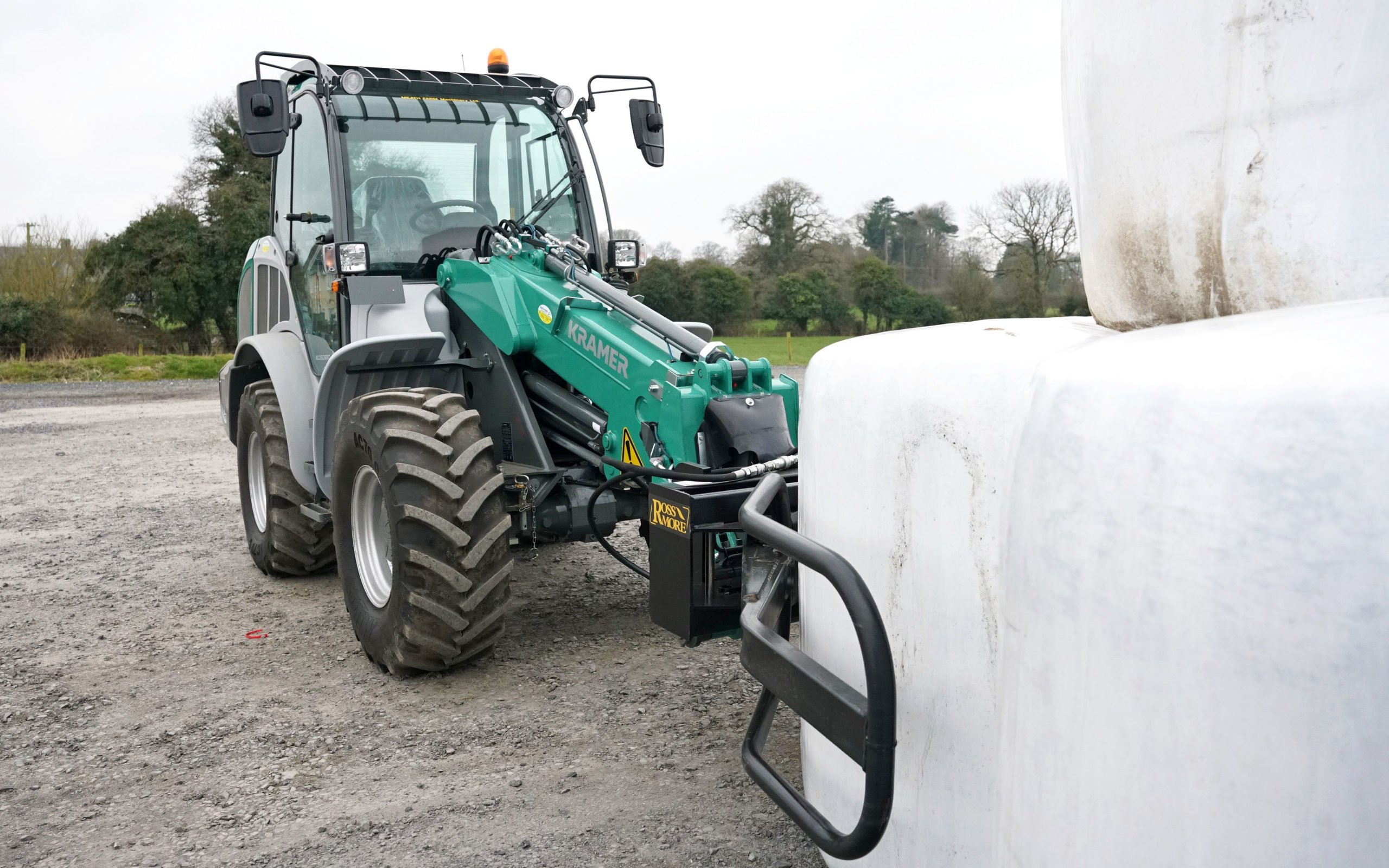 An unobstructed view is a chief feature of a purpose designed loader
