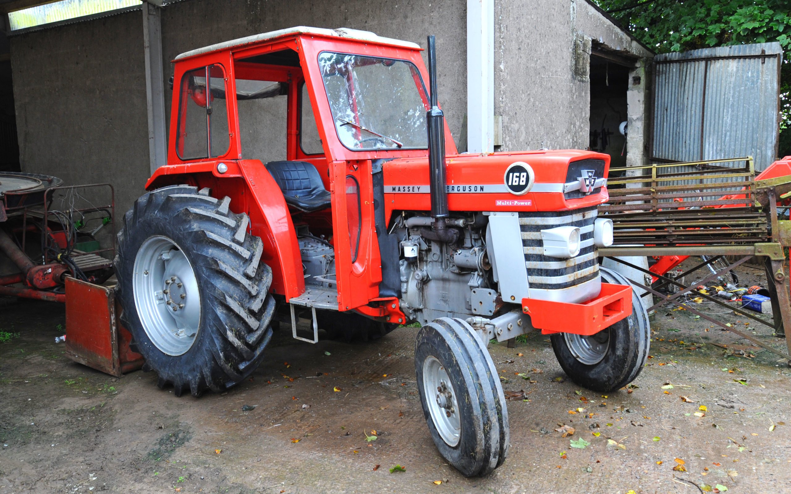 The MF 168 proved to be a very popular tractor when introduced in 1972, it had 69hp on tap