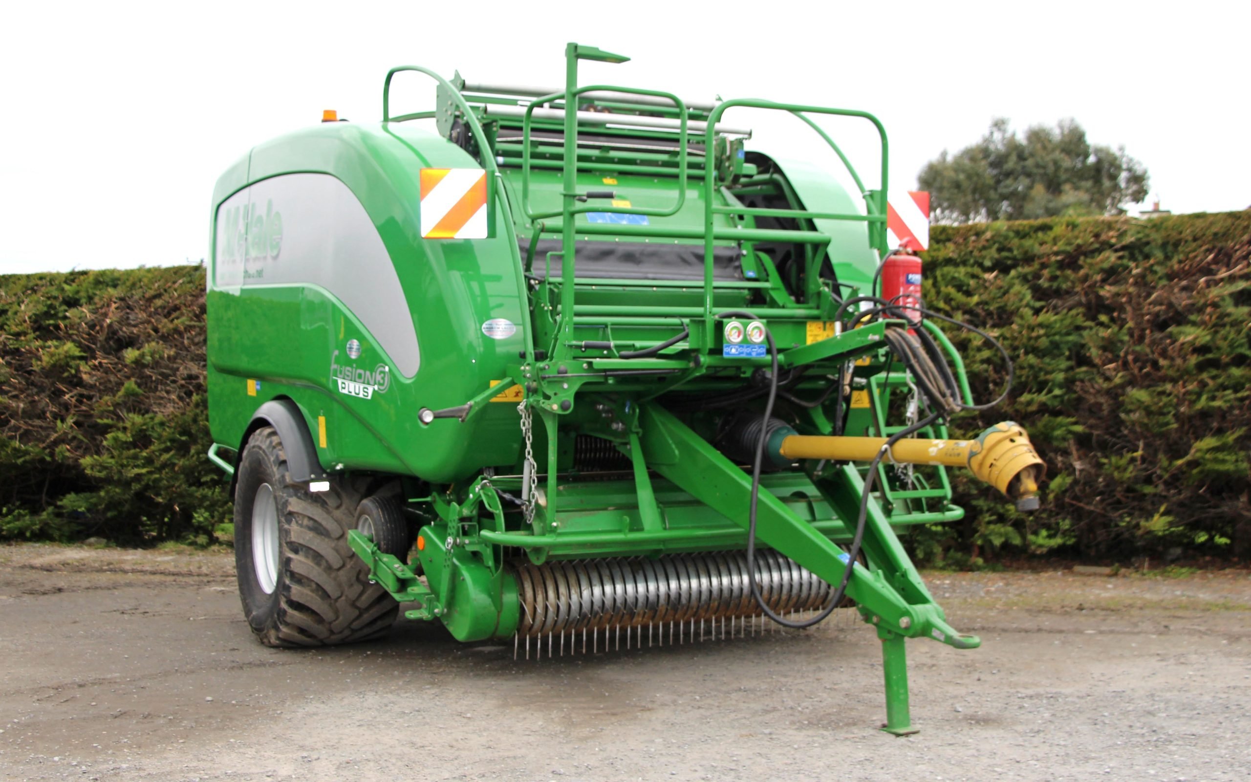 One of a pair of the latest McHale Fusion 3 Plus balers