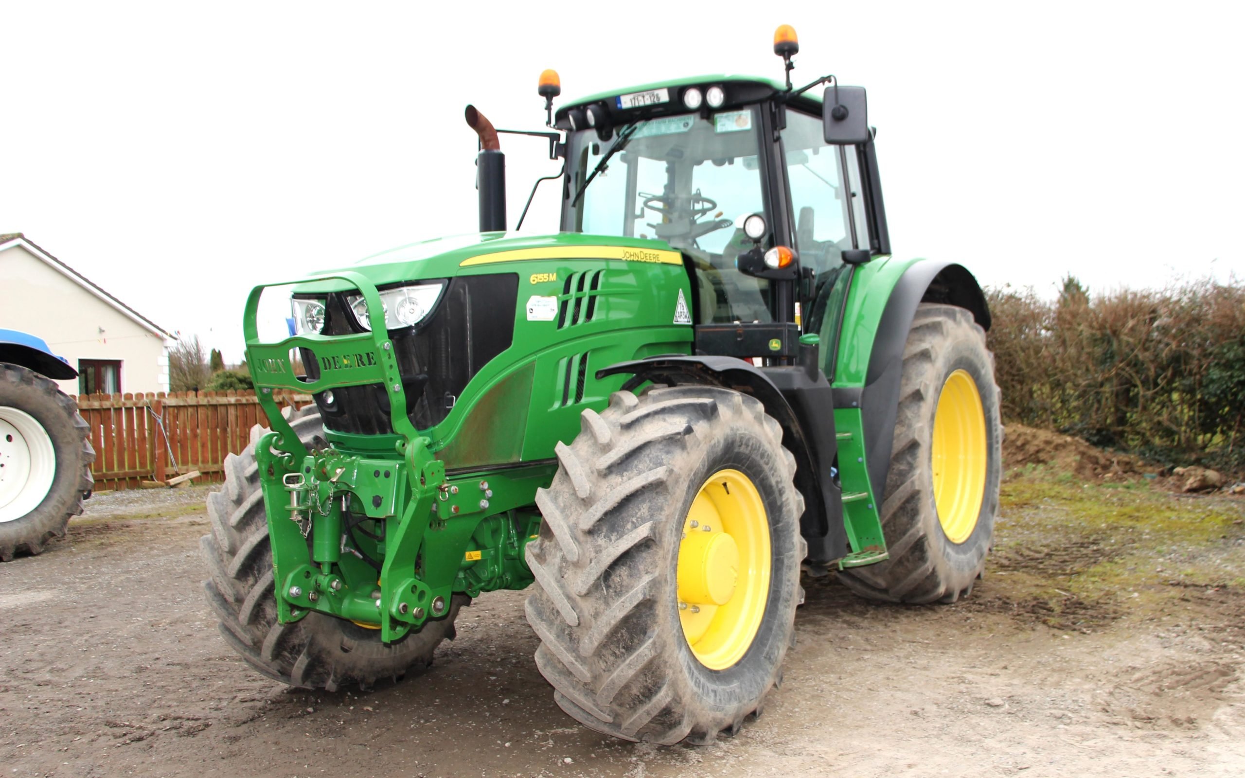 As the name suggests this John Deere 6155M has 155hp on tap and 3200 recorded hours
