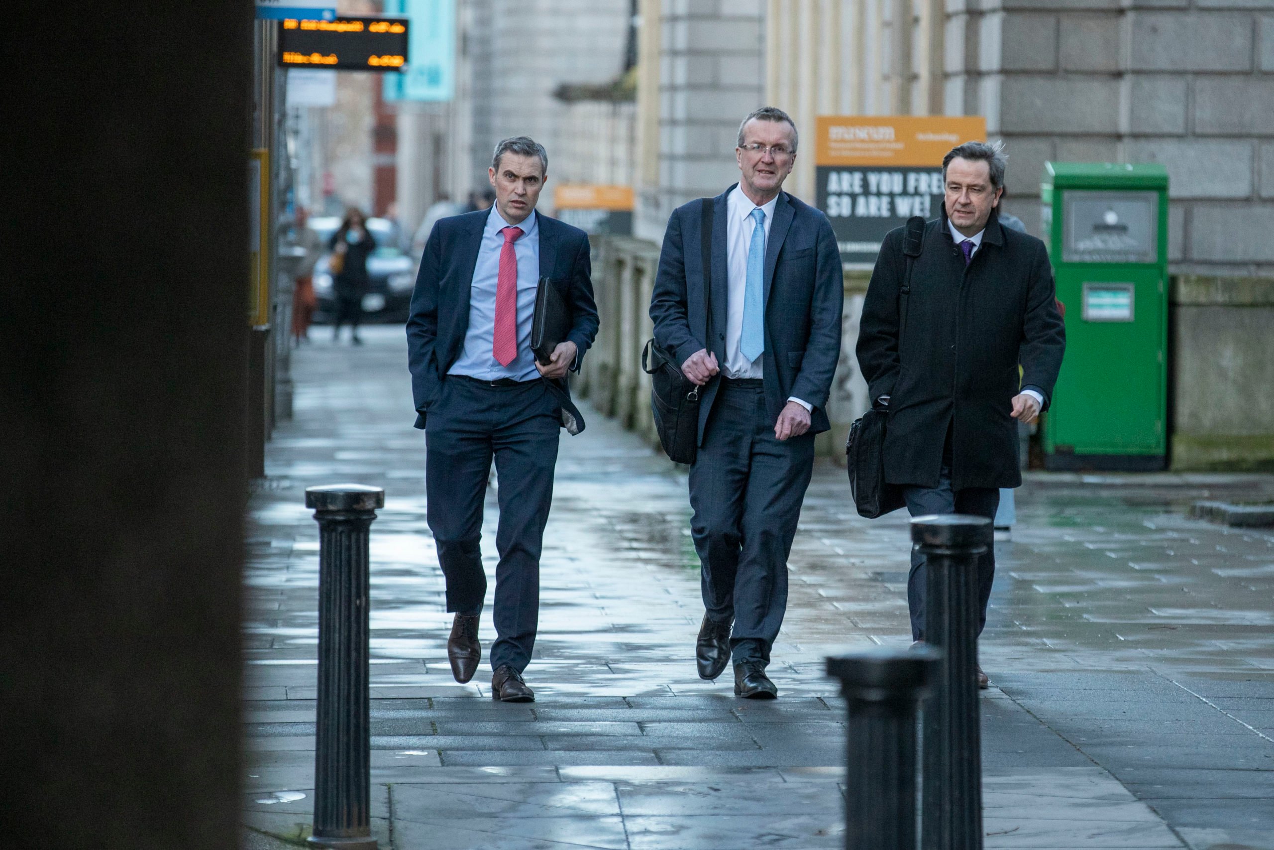 The IFA delegation led by president Tim Cullinan attending the round table meeting on food security, with the Minister for Agriculture Charlie McConalogue discussing measures needed to generate more food production in the country. Image: Finbarr O’Rourke