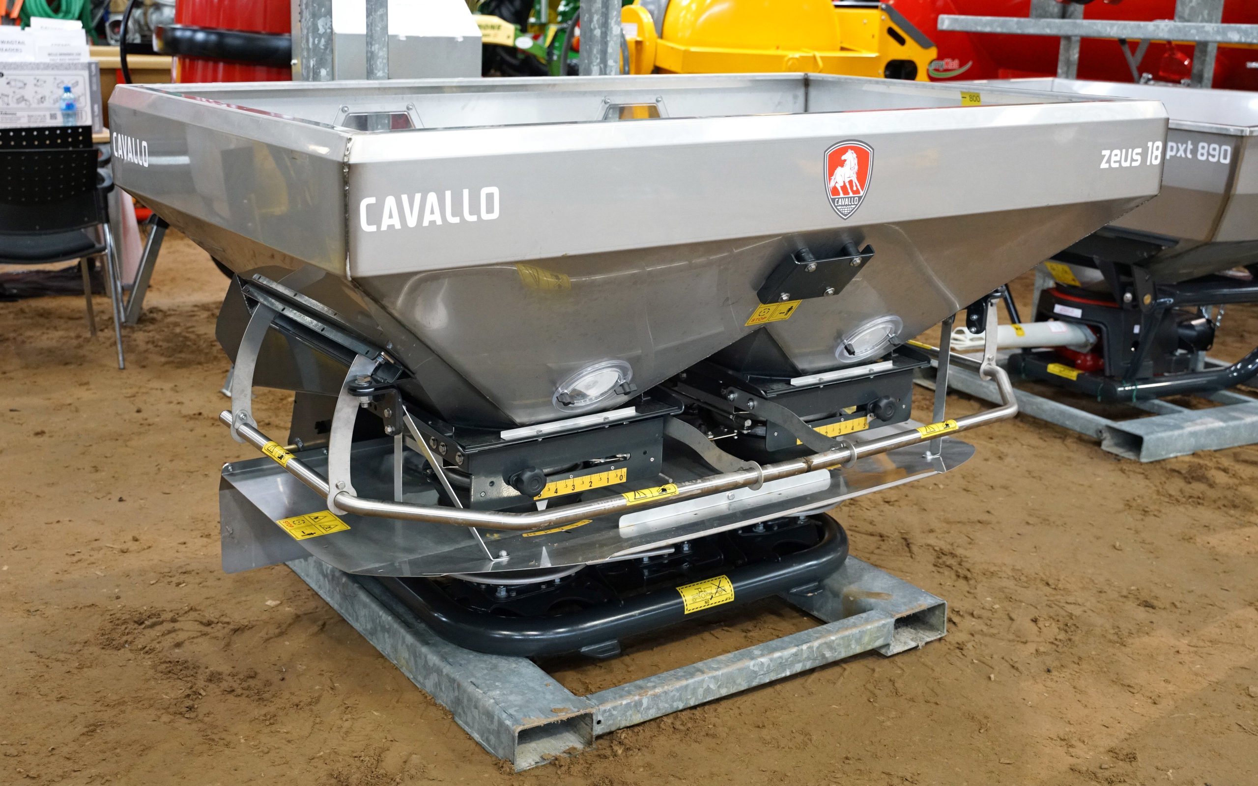 Stainless steel will resist the unwelcome attention of corrosive fertiliser