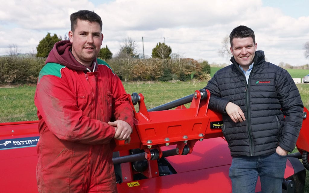 Matthew Butler and John Doyle of Kverneland