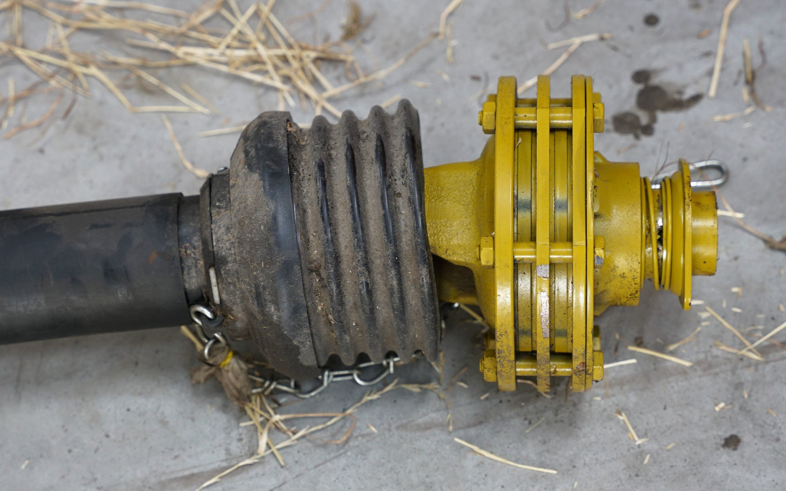 The PTO clutch should be left slack over the winter to prevent the discs seizing together