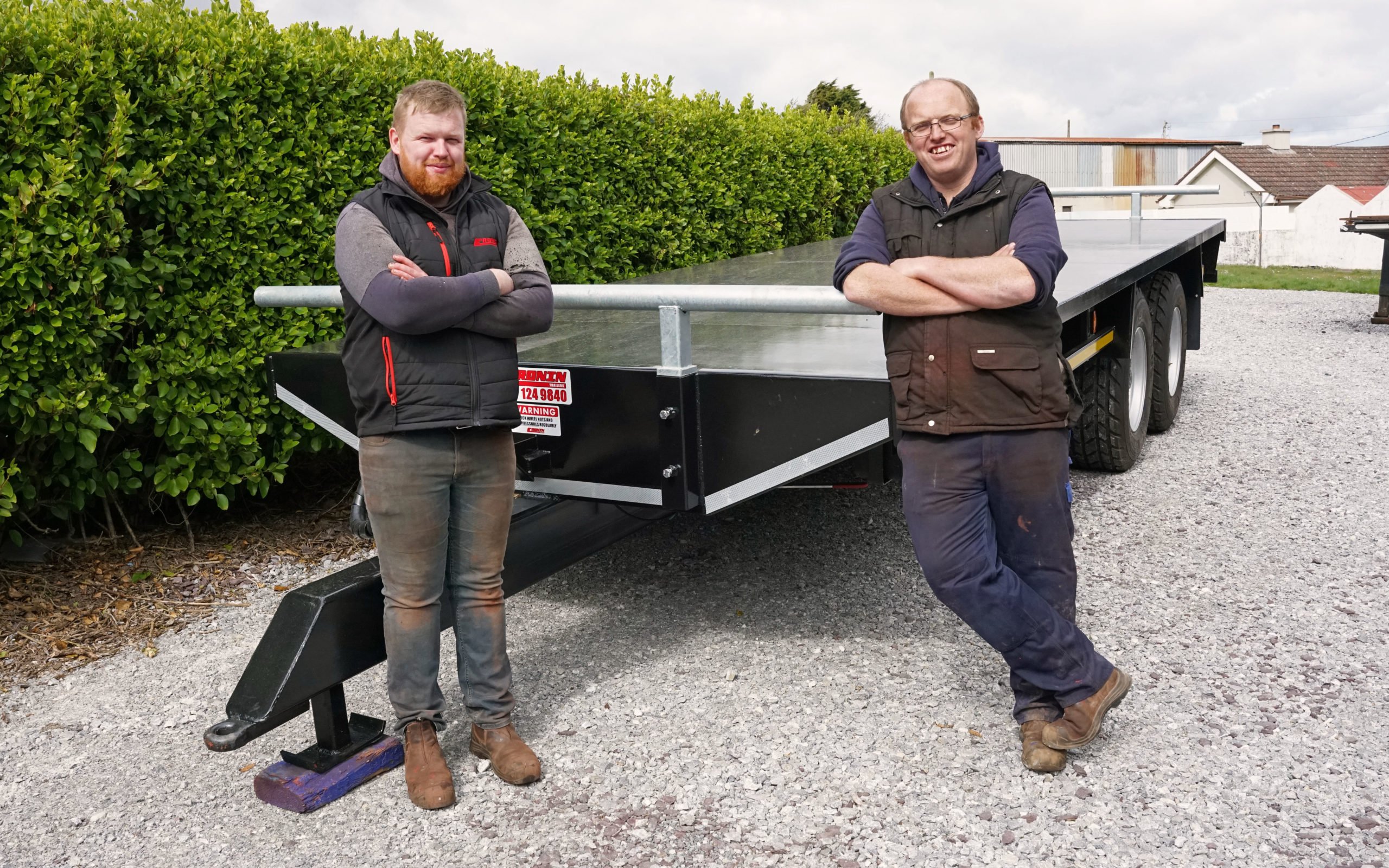 Eugene, left, and Anthony Cronin now run the family firm