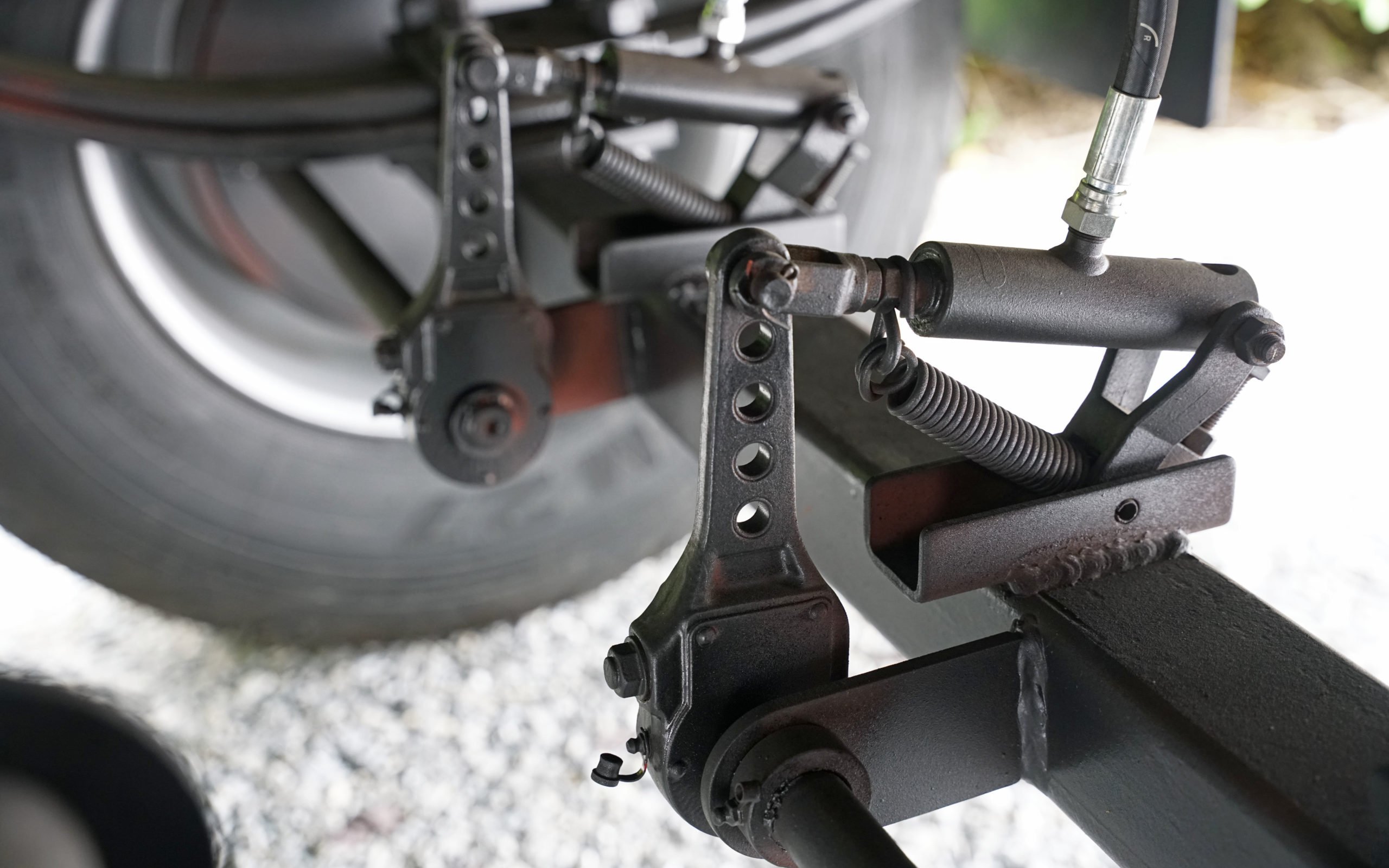 Components, such as axles, are sourced only through trusted suppliers