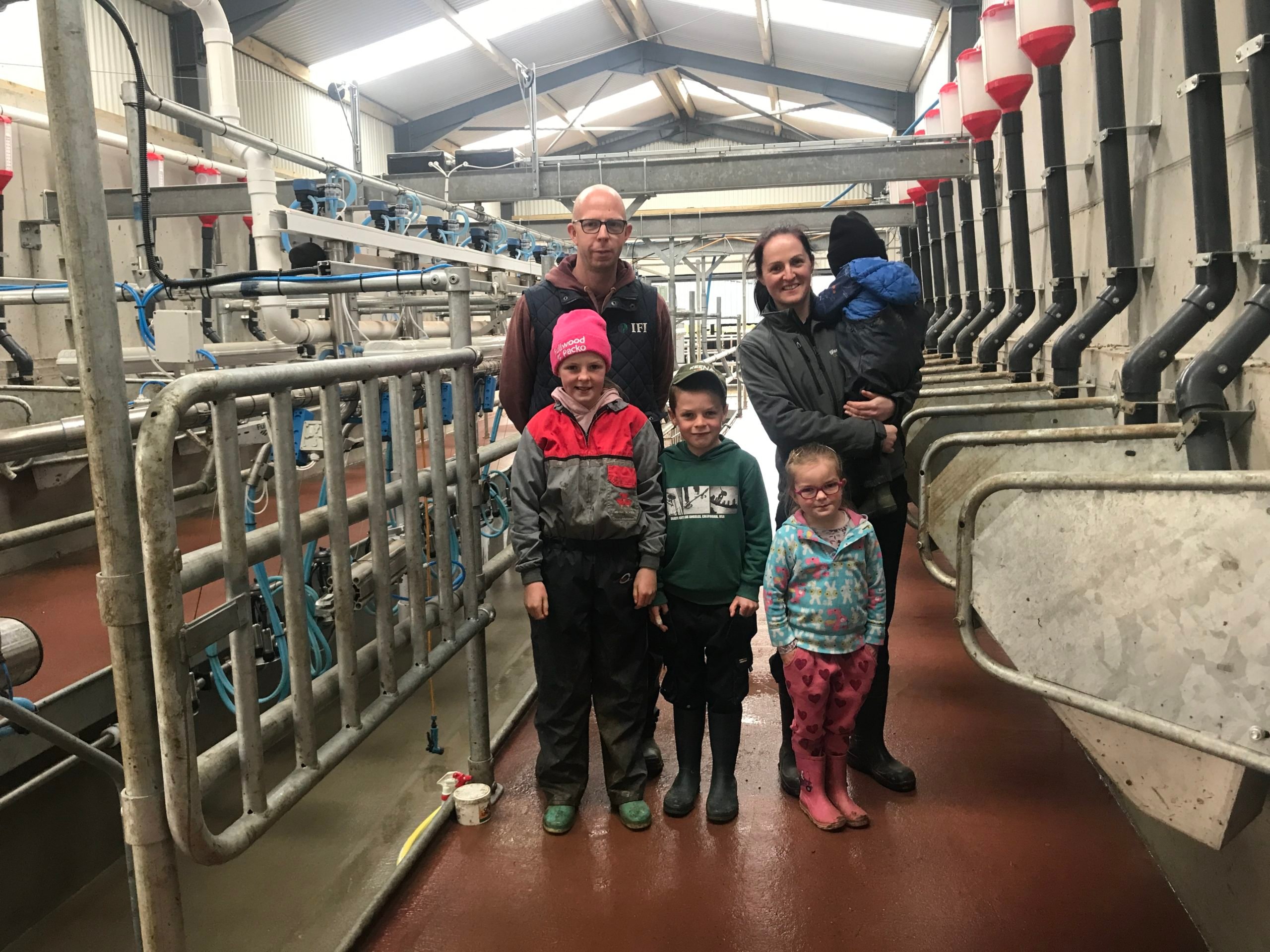 James and Maura Devereux with their children Lucy, Conor, Emma and Aidan