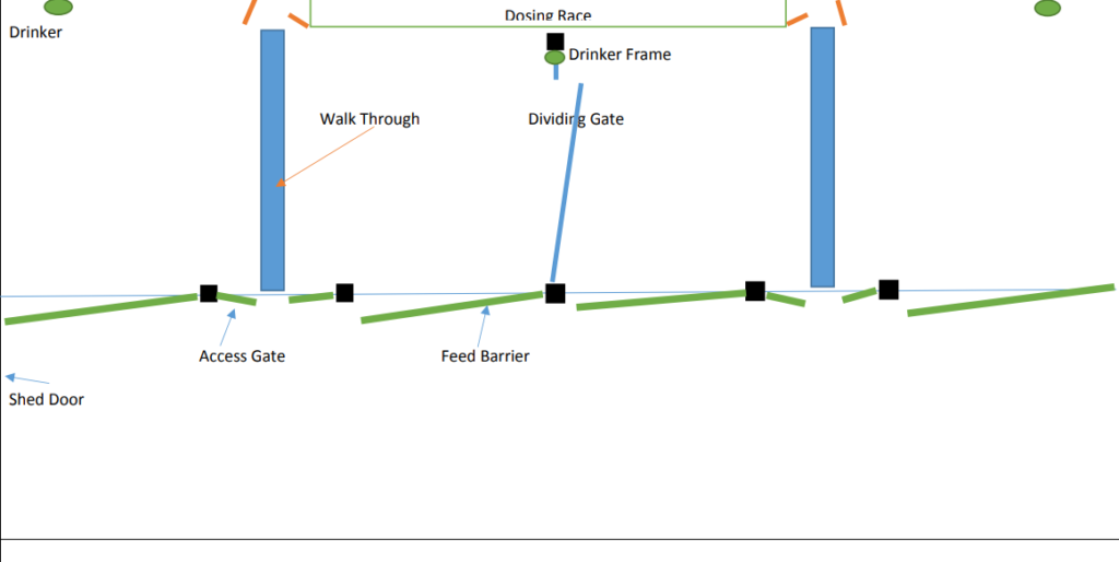 Internal layout of the shed. Design source: O'Donovan Engineering