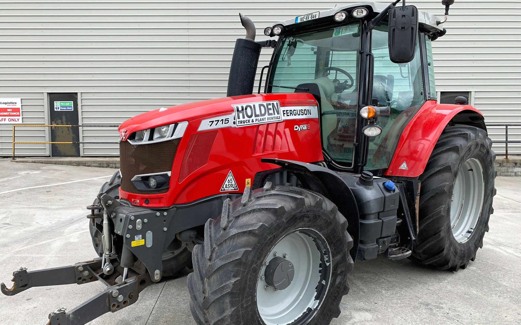 The largest tractor on offer is this MF 7715S. It provides 140hp and comes with a front linkage and 4,198 hours on the clock