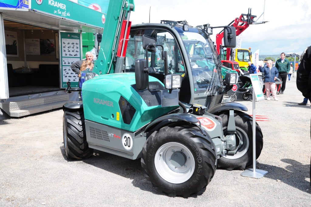 The latest baby Kramer is designed for tight spaces and was being shown at Balmoral for the first time