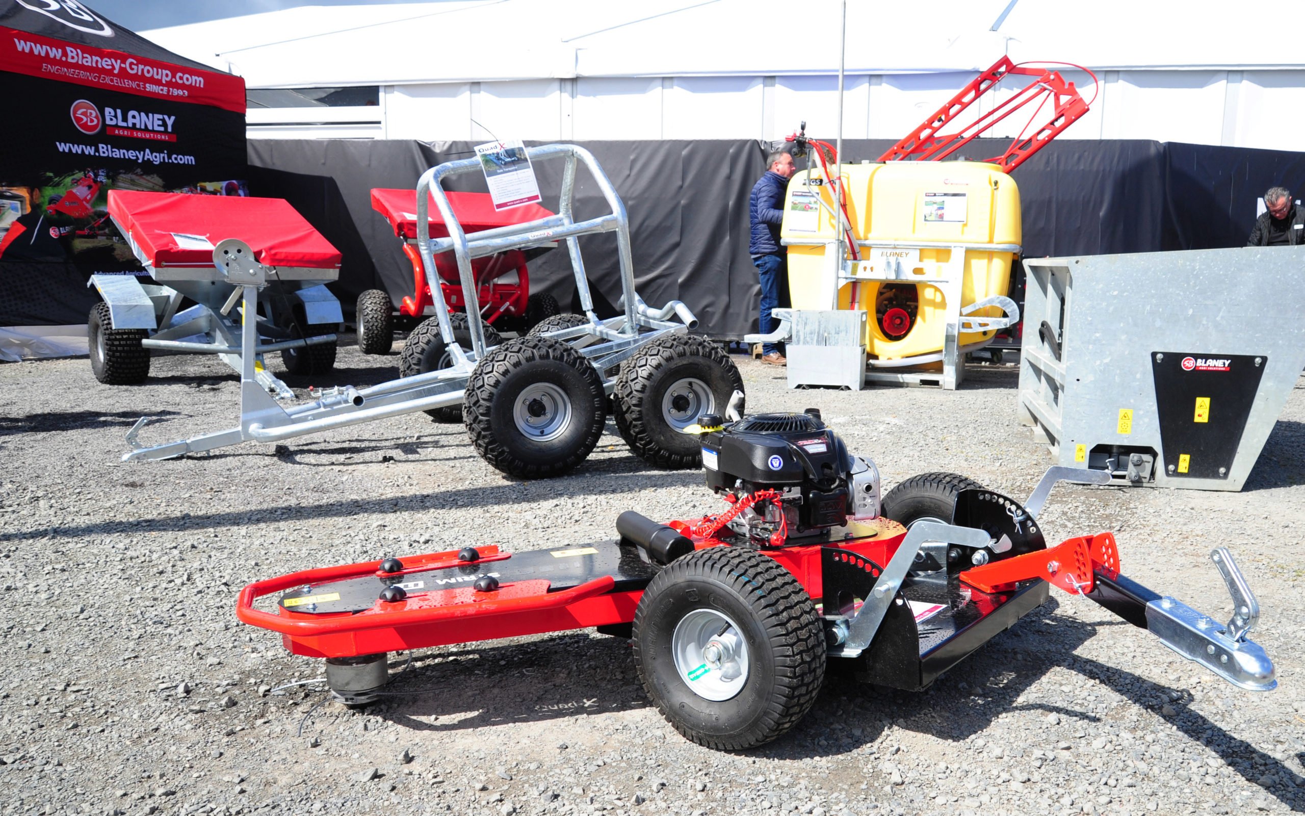 Quad-X trailed strimmer epitomises the ability of the company to react to new market niches