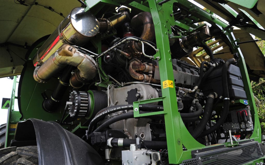 This is what 24L of Liebherr engine looks like at the rear end of a Big X