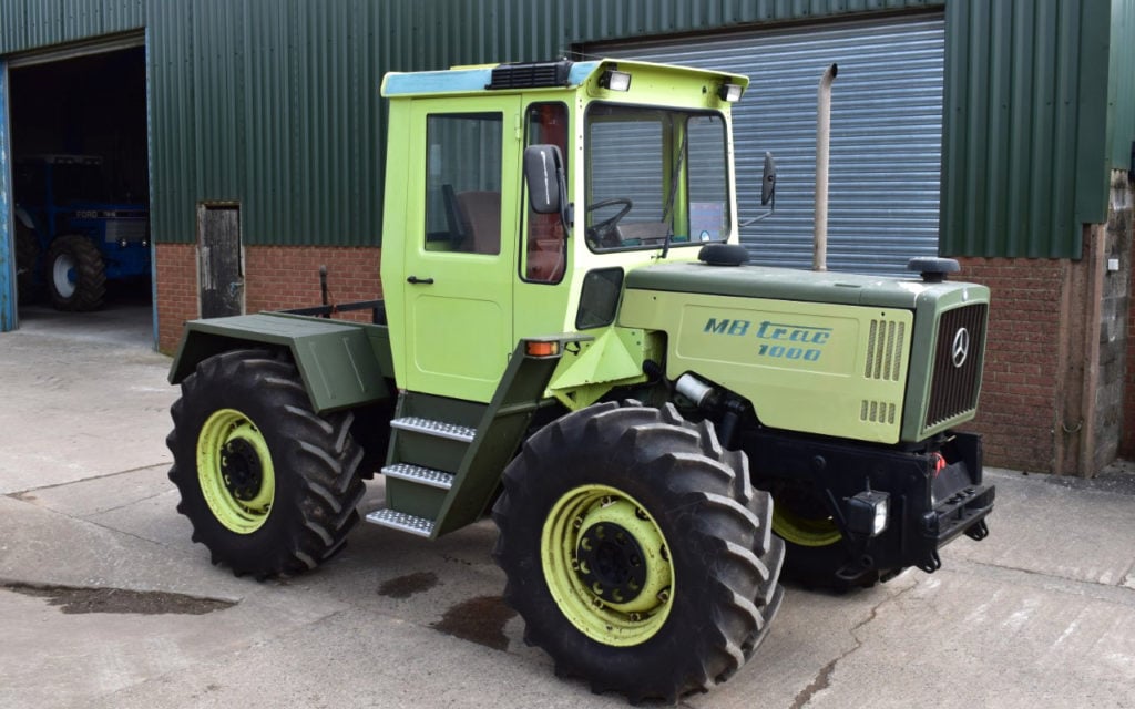 This 1986 MB Trac 1000 has 6,500 hours on the clock and appears in tidy condition