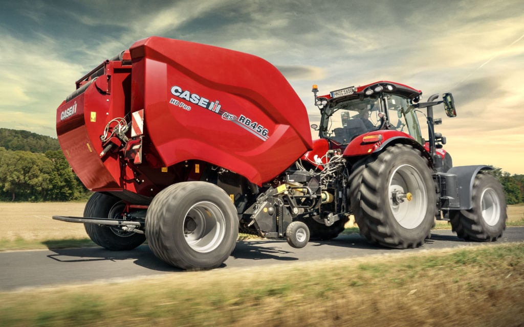 The new baler is claimed to produce well formed bales that stack neatly