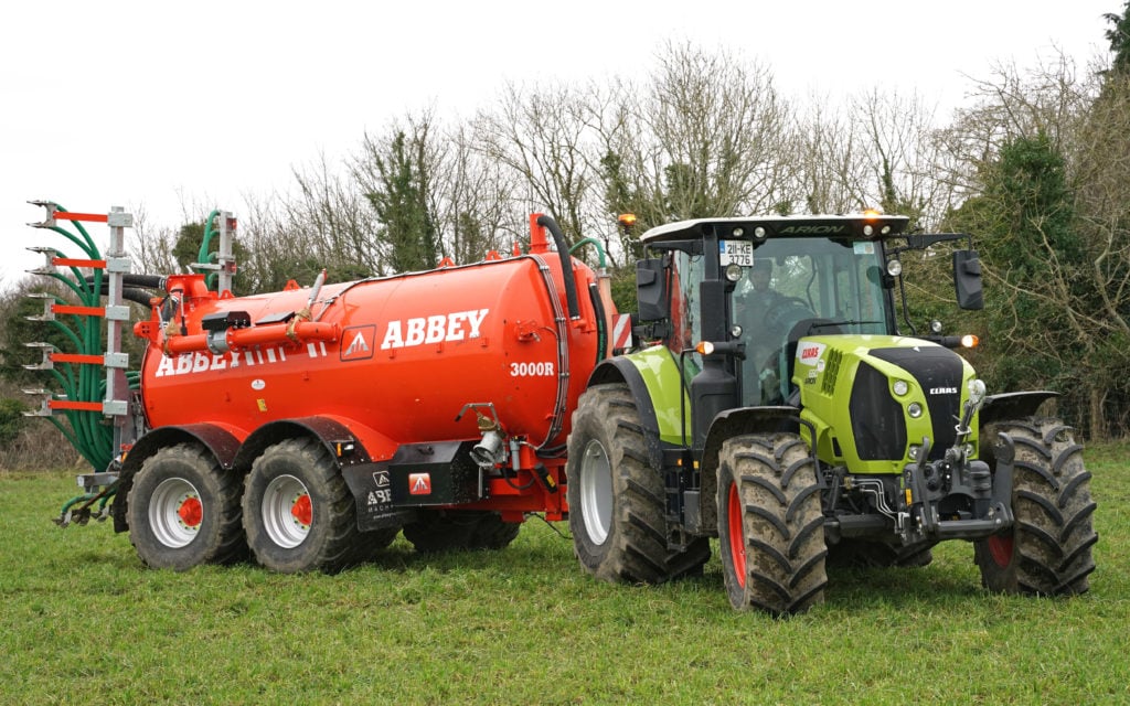 UCD is already applying slurry with a Trimble equipped tanker