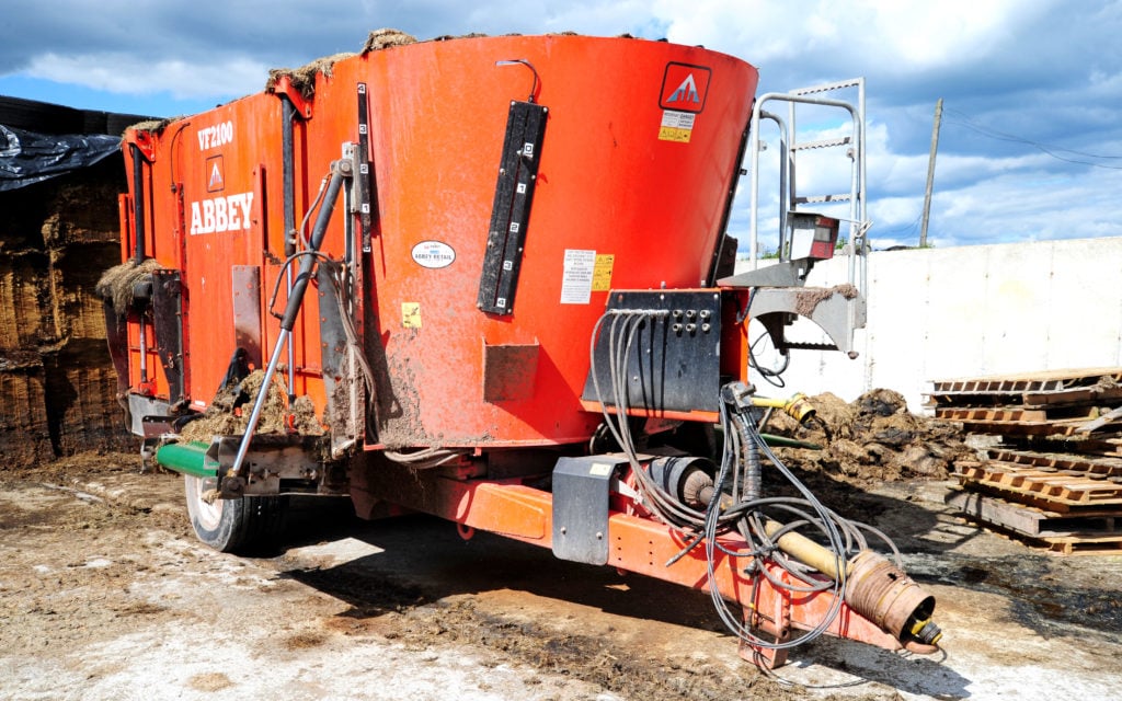 The N175 copes easily with the college's twin auger Abbey diet feeder