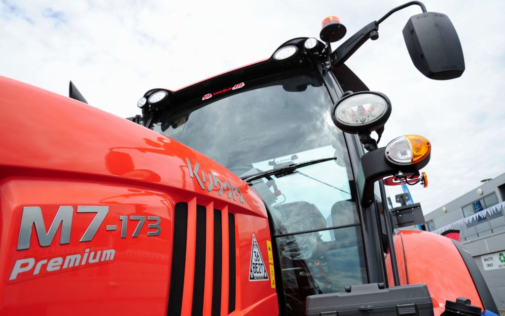 The latest M7 series tractors are included in the pack