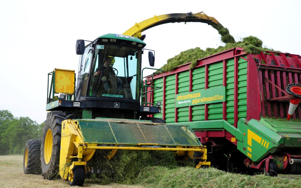 The JD 6850 is the mainstay of the operation and runs as sweetly as ever