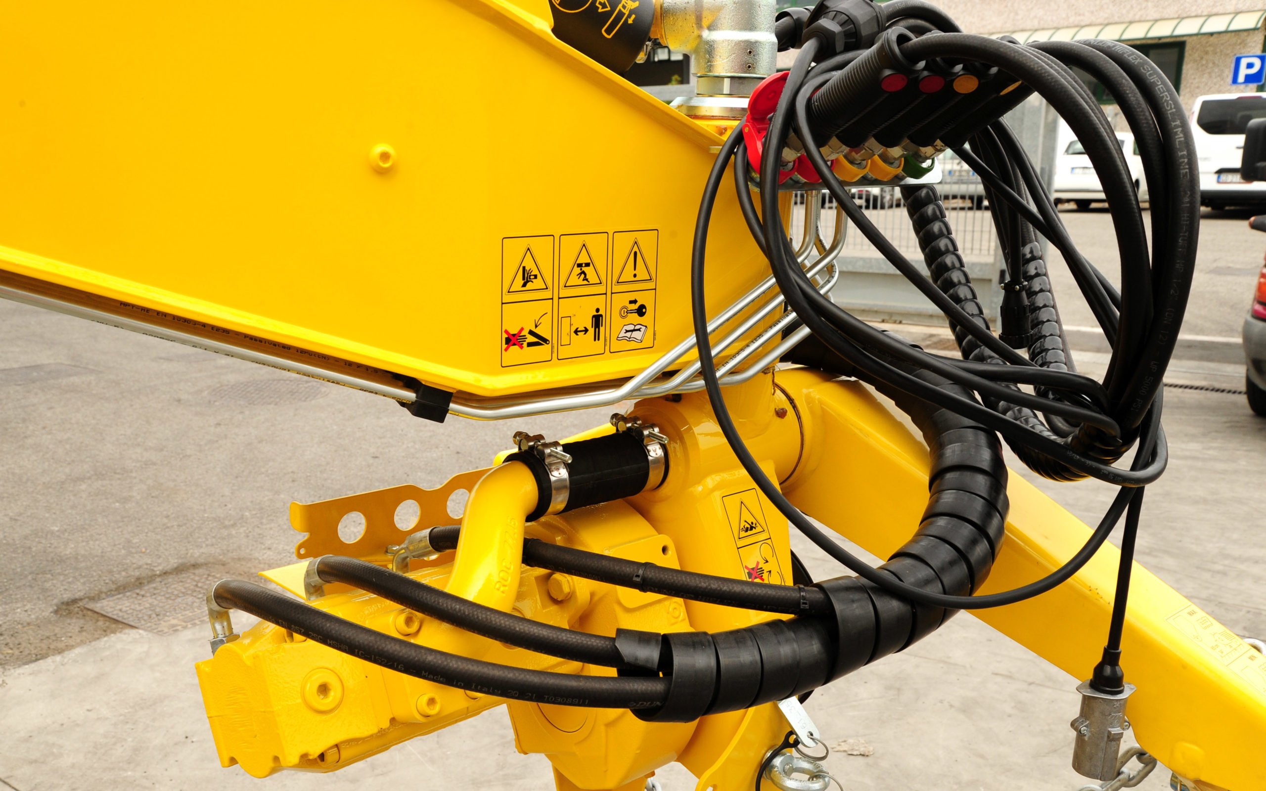 The belts are driven from a motor situated at the headstock
