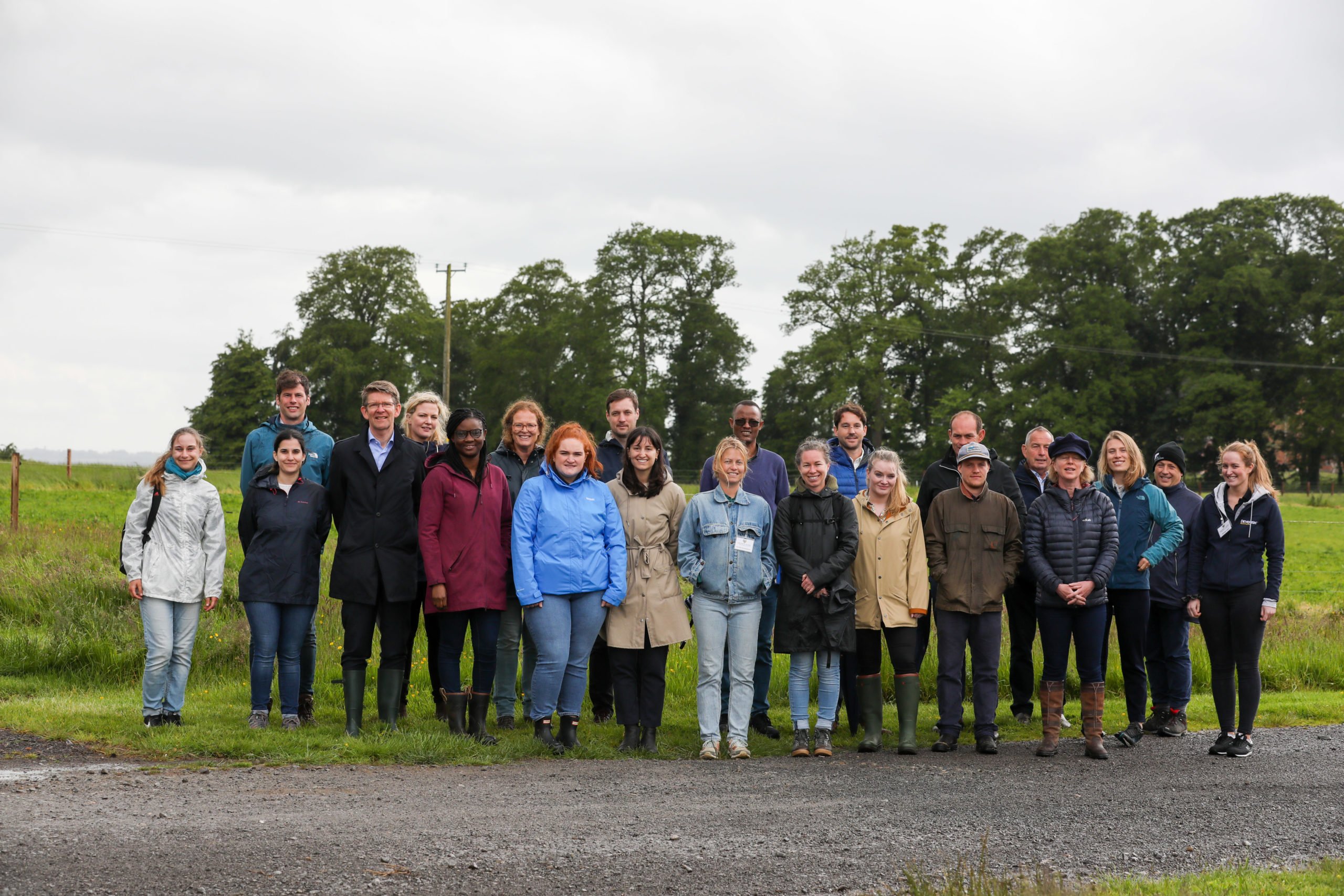 The Global Network of Lighthouse Farms pictured on a visit to the Devenish Lands at Dowth