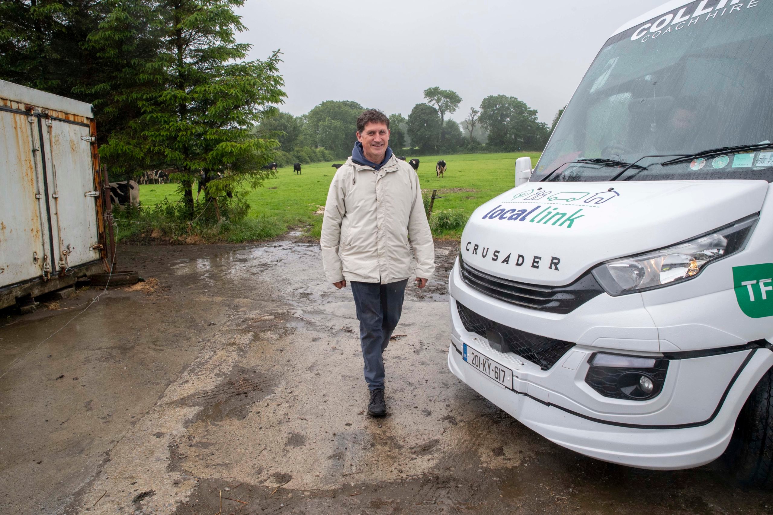 Minister for the Environment, Climate and Communications, Eamon Ryan visiting farms on the Dingle Peninsula in Co. Kerry.Image: Domnick Walsh