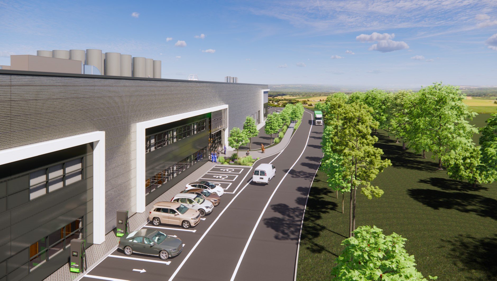 Image of planned Glanbia cheese plant in Co. Kilkenny