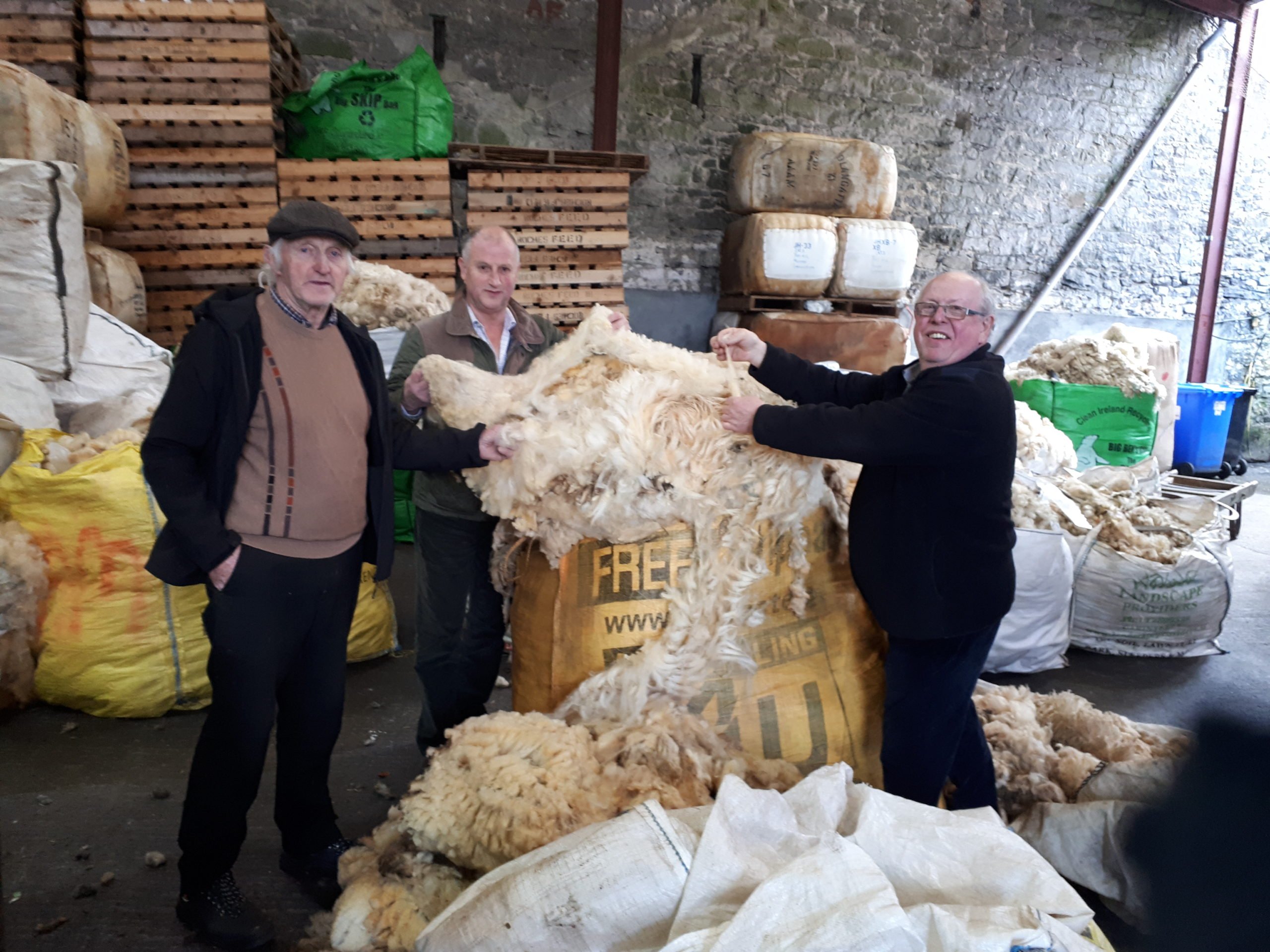 VBernie Forde Galway, Senator Victor Boyhan and Coleman Keane Wool Merchant. Image Source: Senator Victor Boyhan