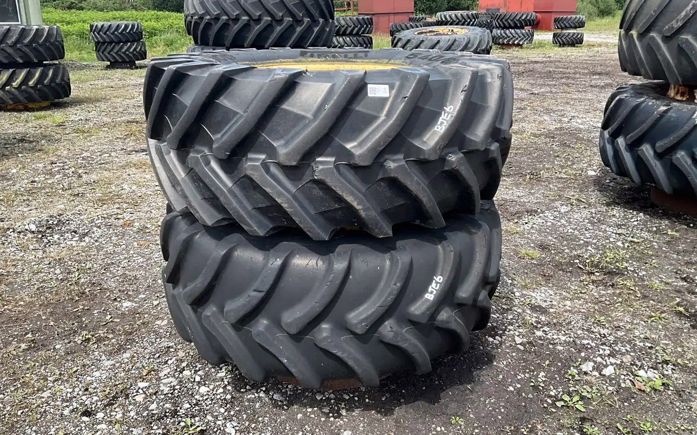 A huge range of tractor tyres will be available at the sale