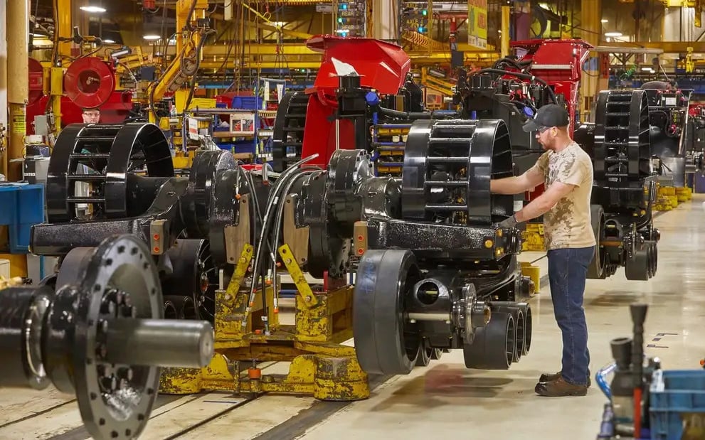 The old Steiger factory at West Fargo, North Dakota, is still home to Quadtrac production