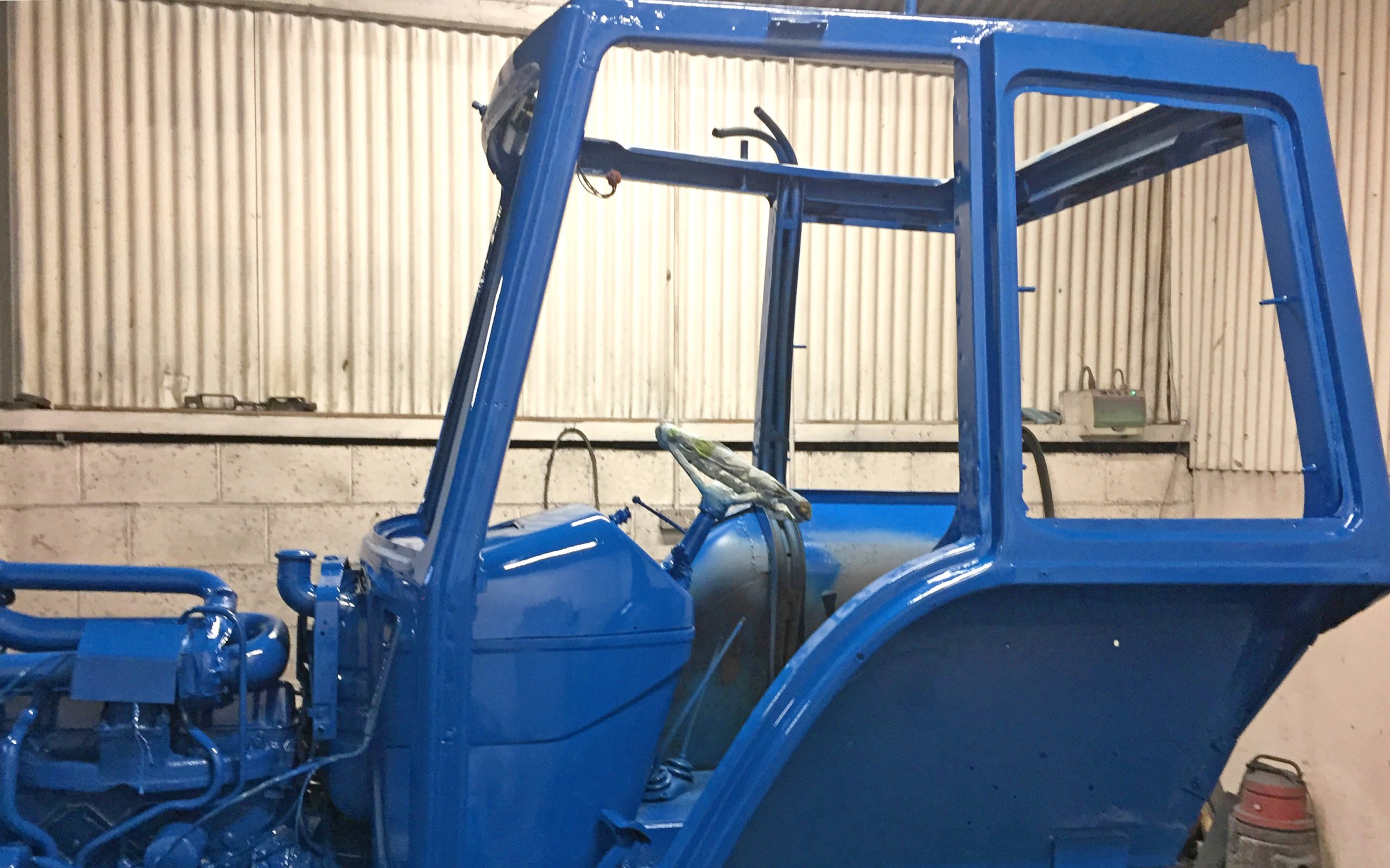 Rebuilding the strength into aged cabs is essential when tractors are being restored